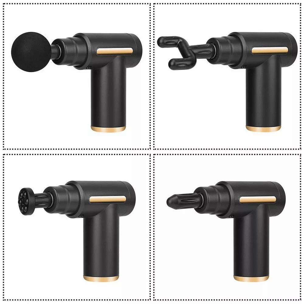 Mini Massage Gun 6 SPEED 4 CHANGING HEADS